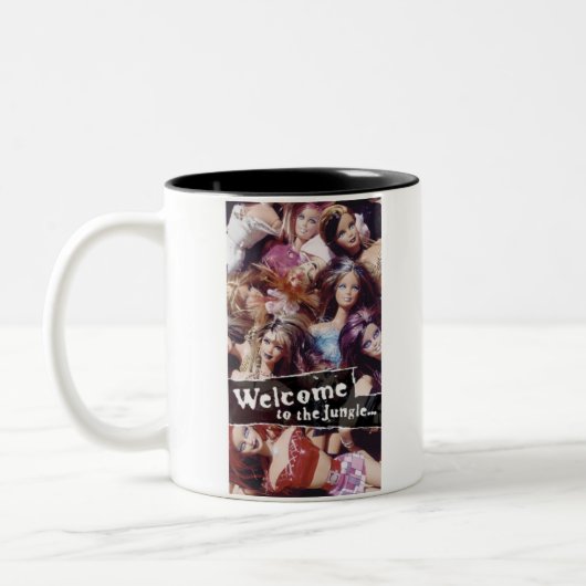 Tasse 2 Couleurs grl de jungle (Gauche)