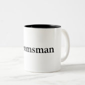 Tasse 2 Couleurs Groomsman (Devant droit)