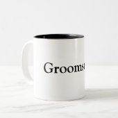 Tasse 2 Couleurs Groomsman (Devant gauche)