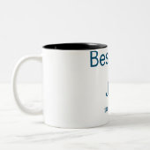 Tasse 2 Couleurs groomsman meilleur man ajouter nom texte bachelore (Gauche)