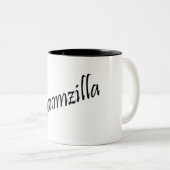 Tasse 2 Couleurs Groomzilla (noir) (Devant droit)