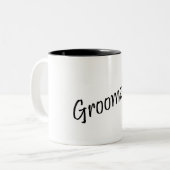 Tasse 2 Couleurs Groomzilla (noir) (Devant gauche)