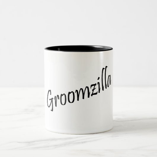 Tasse 2 Couleurs Groomzilla (noir) (Centre)