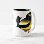 Tasse 2 Couleurs Gros-bec de soirée (Devant droit)