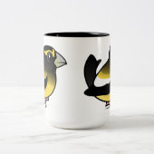Tasse 2 Couleurs Gros-bec de soirée (Centre)