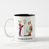 Tasse 2 Couleurs Gros choc pour un grand patient (Gauche)