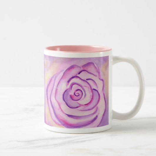 Tasse 2 Couleurs Gros Rose Lilac violet (Droit)