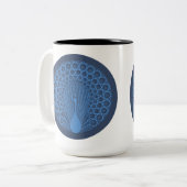 Tasse 2 Couleurs Grosse Musique à deux tons (Devant gauche)