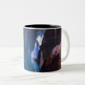 Tasse 2 Couleurs Grottes rayonnantes par boue nocturne (Devant droit)