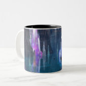 Tasse 2 Couleurs Grottes rayonnantes par boue nocturne (Devant gauche)