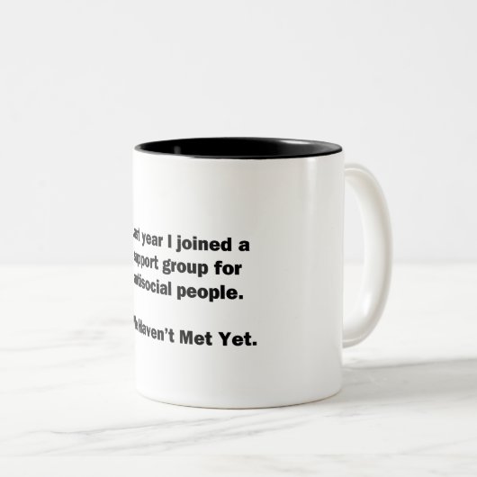 Tasse 2 Couleurs Groupe antisocial (Devant droit)