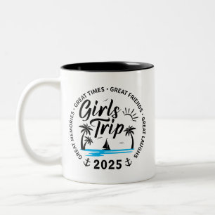 Tasse 2 Couleurs Groupe Voyage Filles Personnalisé Correspondant Va