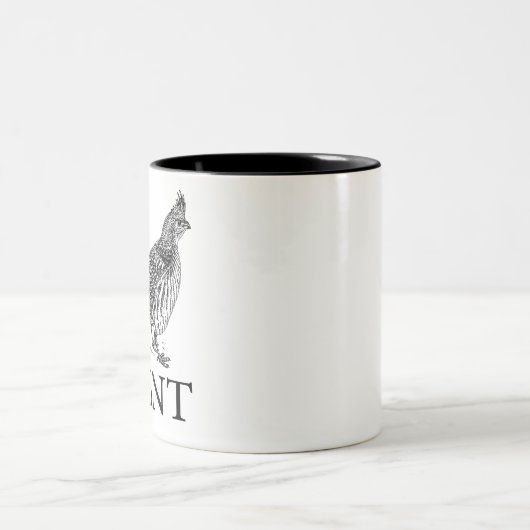 Tasse 2 Couleurs Grouse de chasse (Centre)