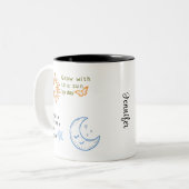 Tasse 2 Couleurs Grow With The Sun, Breath With The Moon (Devant gauche)