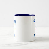 Tasse 2 Couleurs Growing Old Ain't for Sissies Blue Letters (Centre)