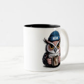 Tasse 2 Couleurs Grumpy Night Owl (Devant droit)
