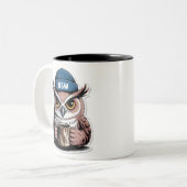 Tasse 2 Couleurs Grumpy Night Owl (Devant gauche)