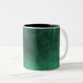 Tasse 2 Couleurs Grunge foncé - Vert (Devant droit)