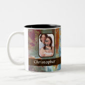Tasse 2 Couleurs Grunge urbain moderne (Gauche)