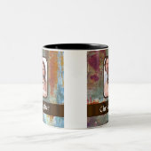Tasse 2 Couleurs Grunge urbain moderne (Centre)