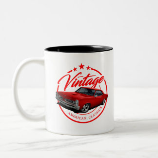 Tasse 2 Couleurs GTO rouge rétro Vintage
