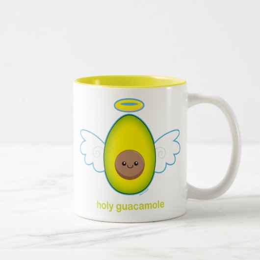 Tasse 2 Couleurs Guacamole saint ! (Droit)
