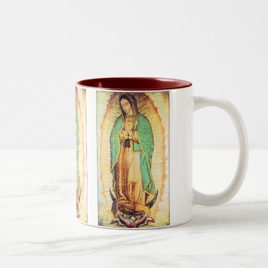 Tasse 2 Couleurs guadalupe, La Vergen de Guadalupe (Droit)