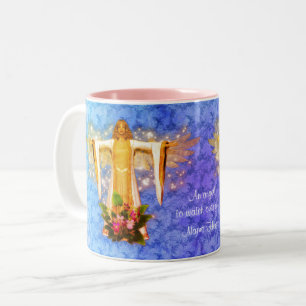 Tasse 2 Couleurs Guardian Angel Art Inspiré Personnalisé