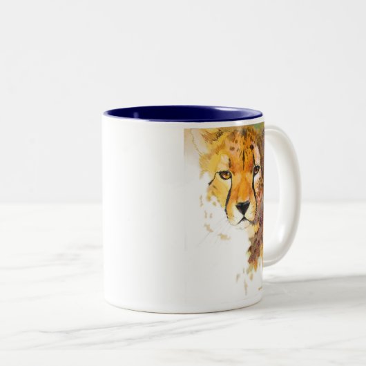 Tasse 2 Couleurs Guépard ! (Devant droit)