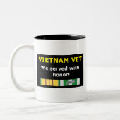TASSE 2 COULEURS GUERRE DE VIETNAM - RAPPELEZ-VOUS TOMBÉ (Gauche)