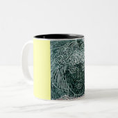 Tasse 2 Couleurs Guerrier d'enfant (Devant gauche)