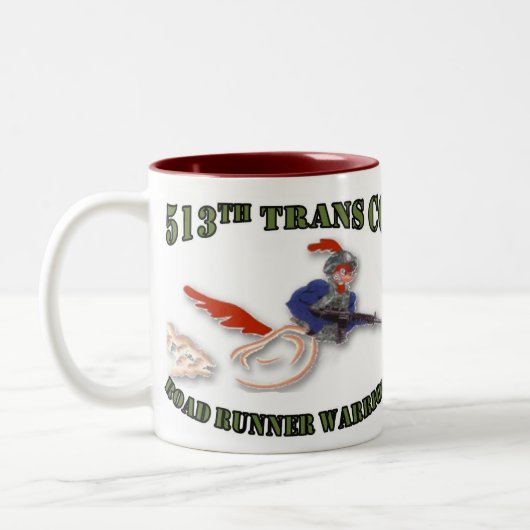 Tasse 2 Couleurs Guerriers de Roadrunner (Gauche)