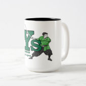 Tasse 2 Couleurs Guerriers de Yamato HS Japon (Devant droit)