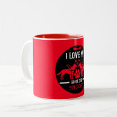 Tasse 2 Couleurs Guide des cadeaux de chien (Devant gauche)