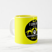 Tasse 2 Couleurs Guide des cadeaux de chien (Devant gauche)