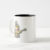 Tasse 2 Couleurs Guitar Blues Mann - Sentez-le (Devant gauche)