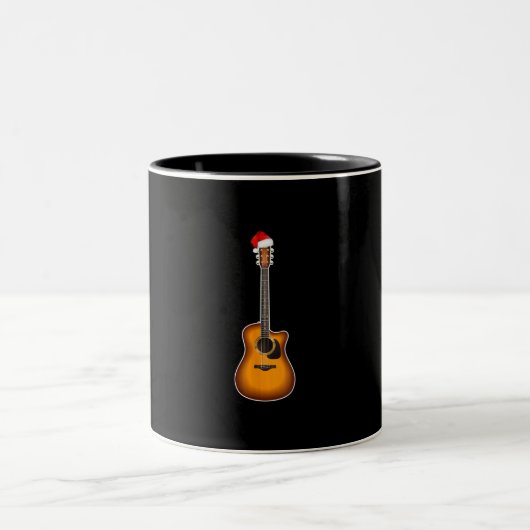 Tasse 2 Couleurs Guitar Santa Hat (Centre)