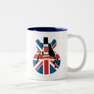 Tasse 2 Couleurs Guitare de Britpop
