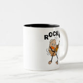 Tasse 2 Couleurs Guitare de Rockin (Devant droit)