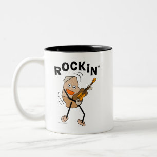 Tasse 2 Couleurs Guitare de Rockin