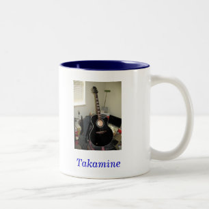 Tasse 2 Couleurs Guitare de Takamine (tasse de 2-Ton)