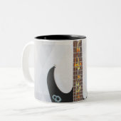 Tasse 2 Couleurs Guitare Mignonne (Devant gauche)