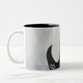 Tasse 2 Couleurs Guitare Mignonne (Gauche)