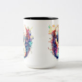 Tasse 2 Couleurs Guitare moderne (Centre)
