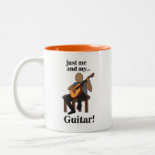 Tasse 2 Couleurs Guitarist Playing Guitar (Gauche)