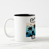 Tasse 2 Couleurs Gulf Shores Beach Alabama (Gauche)