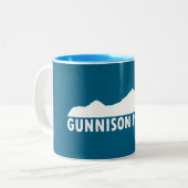 Tasse 2 Couleurs Gunnison Colorado Please (Devant gauche)