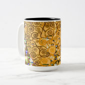 Tasse 2 Couleurs Gustav Klimt Arbre de vie (Devant gauche)