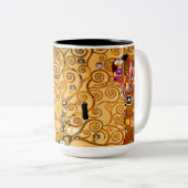 Tasse 2 Couleurs Gustav Klimt Arbre de vie (Devant droit)