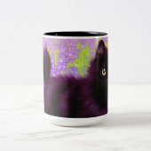 Tasse 2 Couleurs Gustav Klimt Black Kitten (Centre)